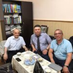 Tashkent – meeting with academician Allaev Kakhramon Rakhimovich, Tashkent State University named after Islam Karimov, June 3, 2021